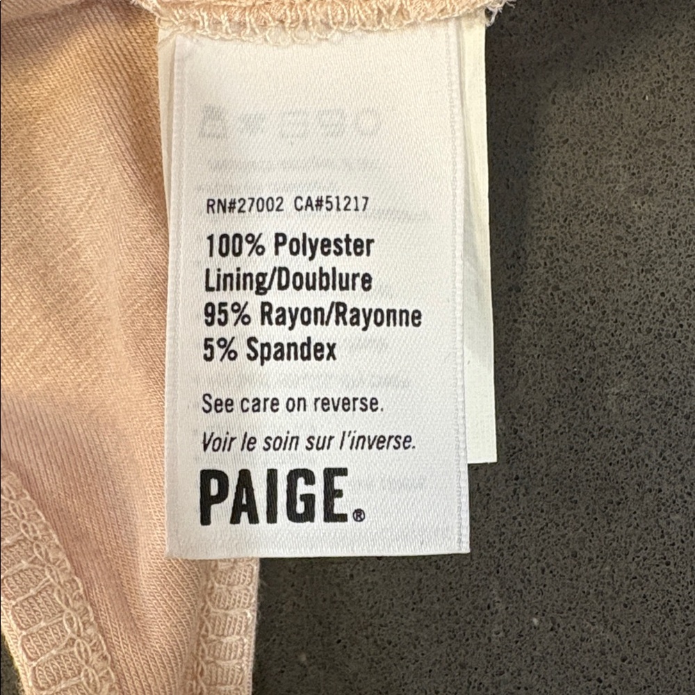 PAIGE Sevilla Bodysuit in Color Cream Tan - Picture 13 of 14